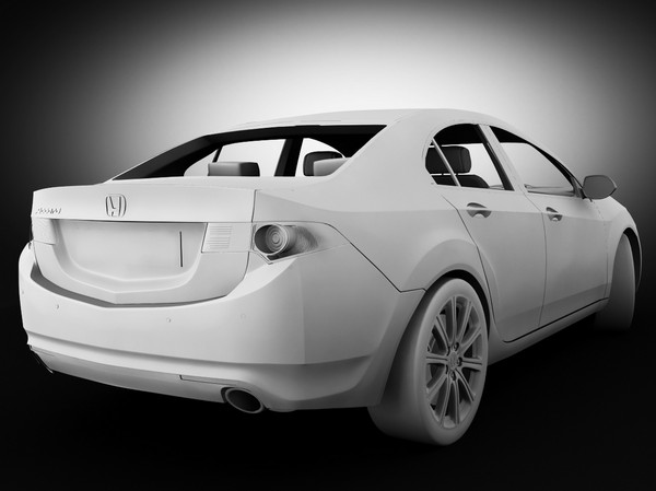 honda car c4d - Honda Accord (2010) by Swan3DStudios